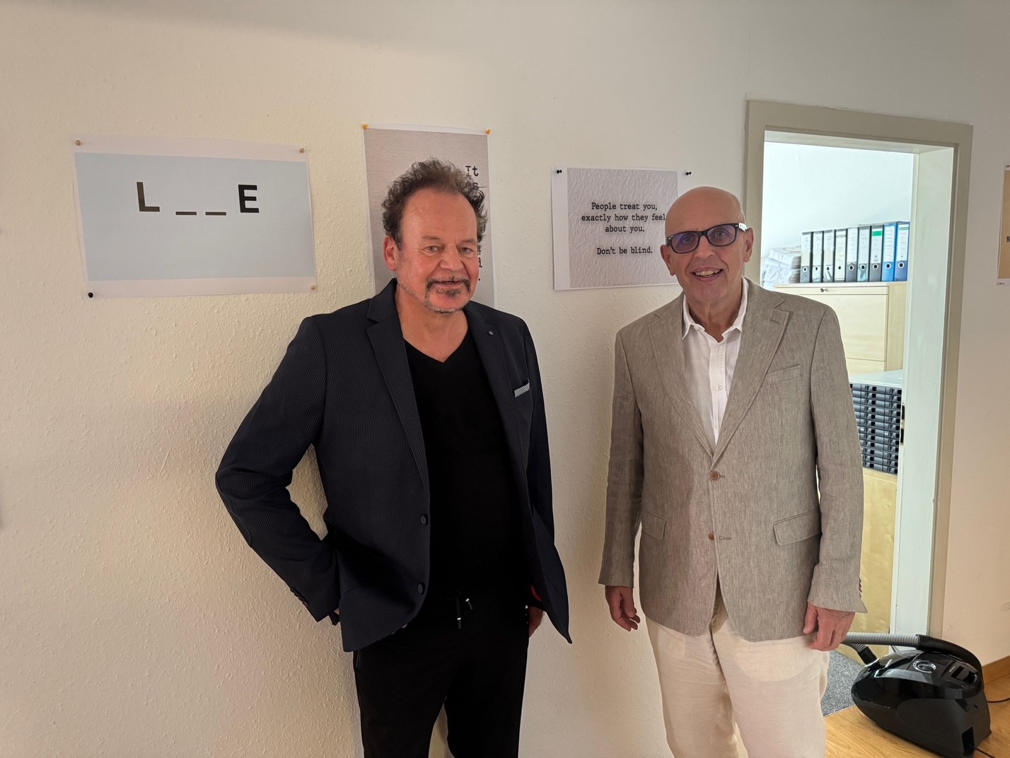 RA Reichardt mit Neuzugang RA Leicht